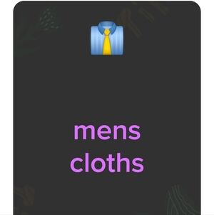 Mens cloths